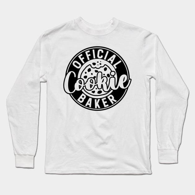 Official Cookie Baker Long Sleeve T-Shirt by CB Creative Images